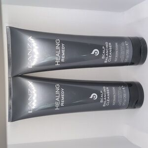 Lanza Healing Remedy Scalp Balancing Cleanser - Two 9 oz Tubes CAPS DAMAGED